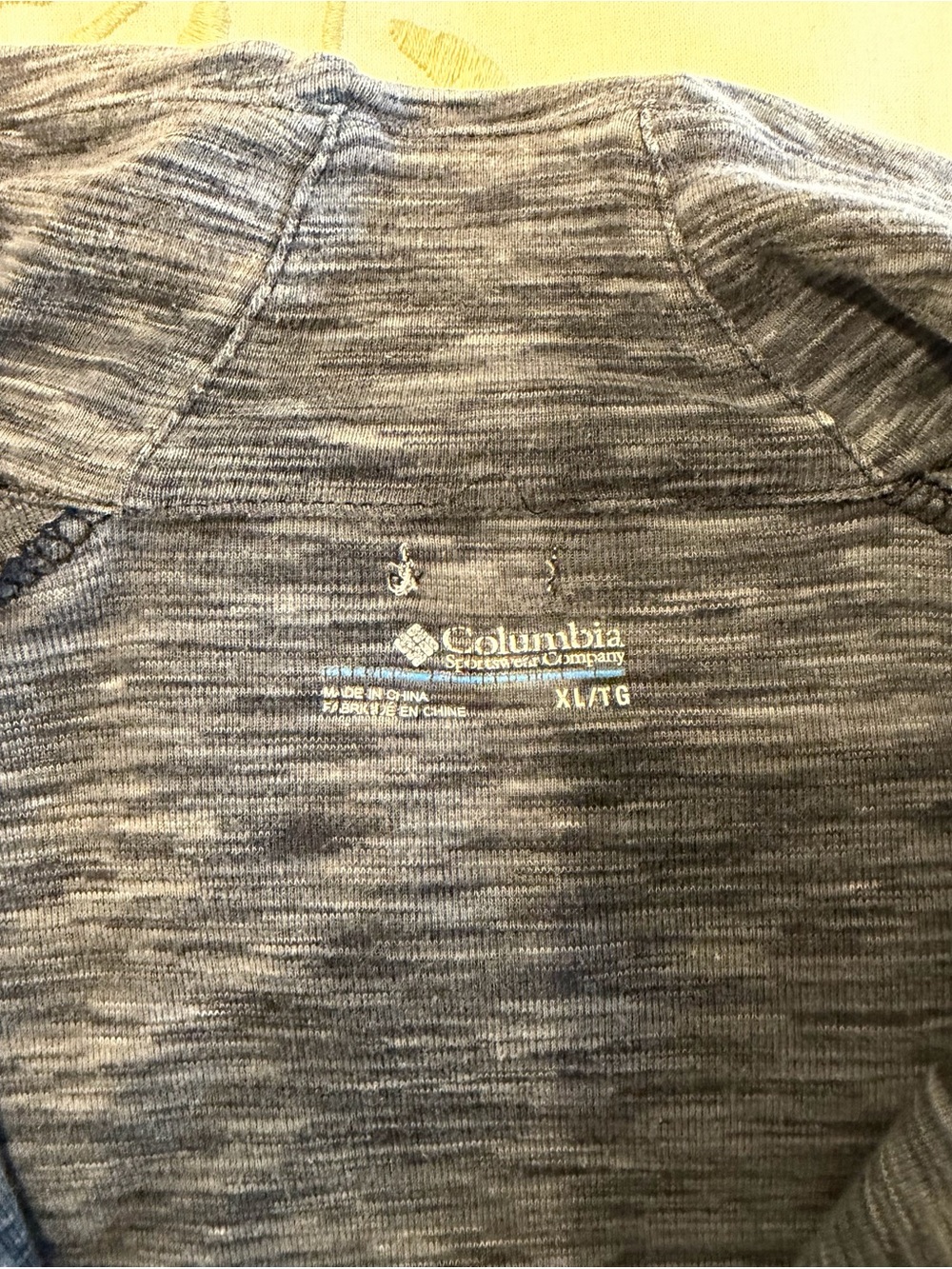 Women's Columbia Heathered Gray Performance Quarter-Zip - Picture 3 of 6